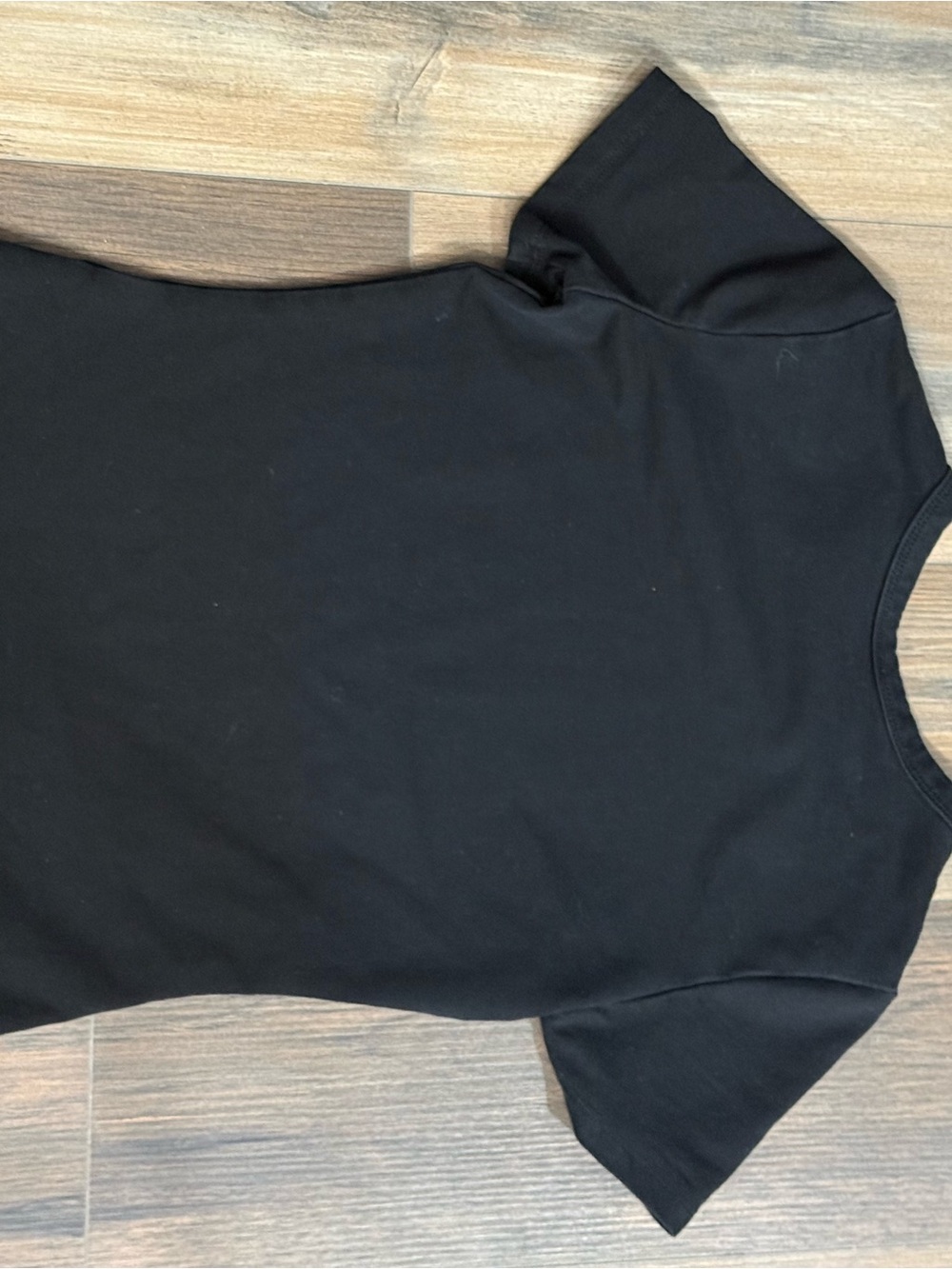 BOXRAW Women's Black Short Sleeve Crew Tee - Picture 3 of 4